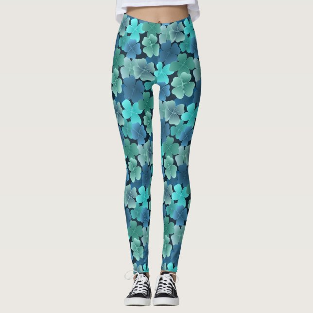 4leaf in blue leggings (Front)
