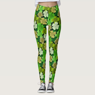 4leaf in green leggings