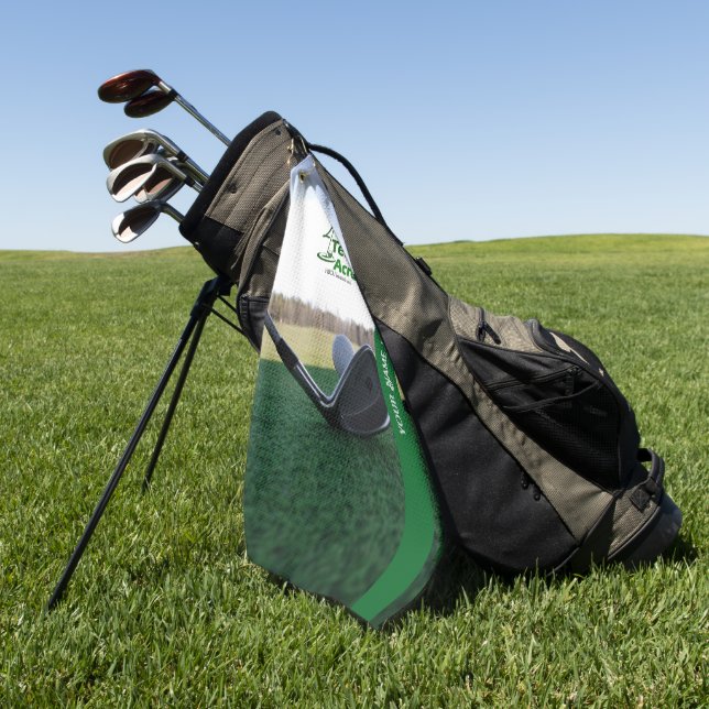 4Tee Acres Personalised Golf Towels (Green)
