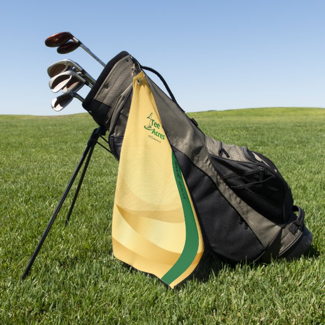 4Tee Acres Personalised Golf Towels (Green)
