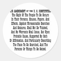 4th Amendment Of The U.S. Constitution