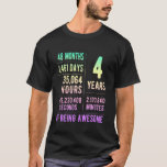 4th Birthday Boys & Girls Funny 4 Years Old T-Shirt<br><div class="desc">4th Birthday Boys & Girls Funny 4 Years Old</div>