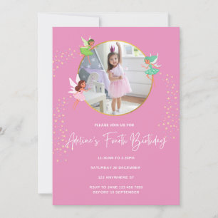 4th Birthday Invitation