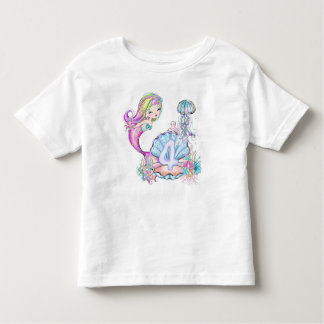 4th Birthday Mermaid Toddler T-Shirt