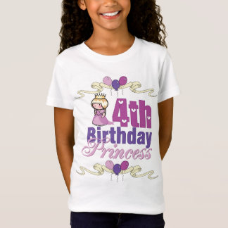 4th Birthday Princess T-Shirt