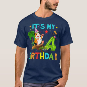 4th Birthday s Guinea Pig Birthday 4 Year Old T-Shirt