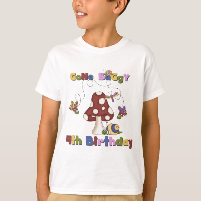 4th Bug Birthday Tshirts and Gifts (Front)