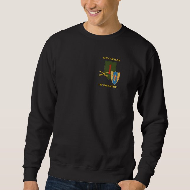 4TH CAVALRY 1ST INFANTRY DIV SWEATSHIRT (Front)
