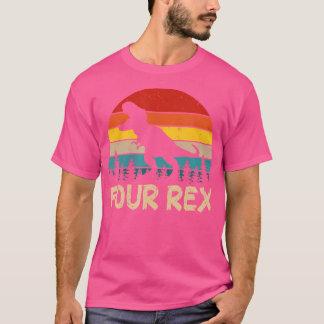 4Th Dino Birthday Dinosaur Shirts For Boys Kids 3-