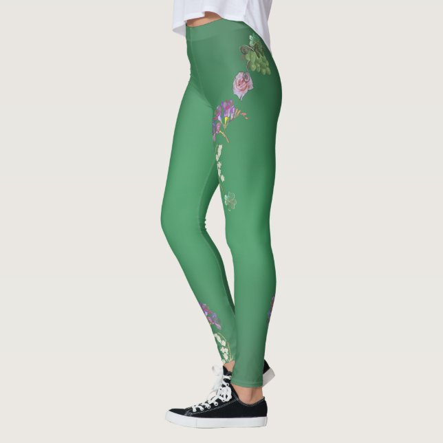 4th Fruit & Floral Anniversary Leggings (Left)