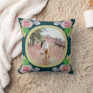 4th Fruit & Floral Wedding Anniversary Cushion