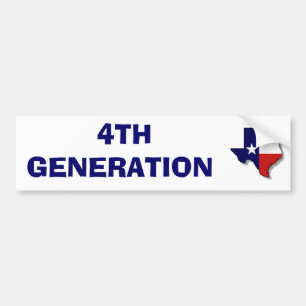 4TH GENERATION BUMPER STICKER
