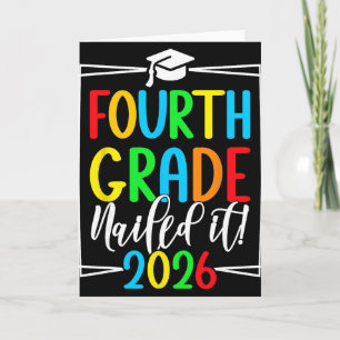 4th Grade 2026 Fourth Grade Graduation _1 Card