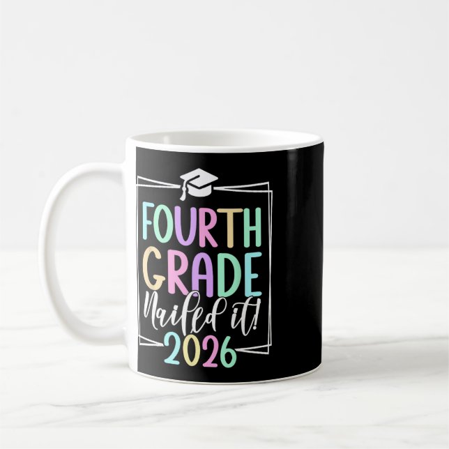 4th Grade 2026 Fourth Grade Graduation _2  Coffee Mug (Left)
