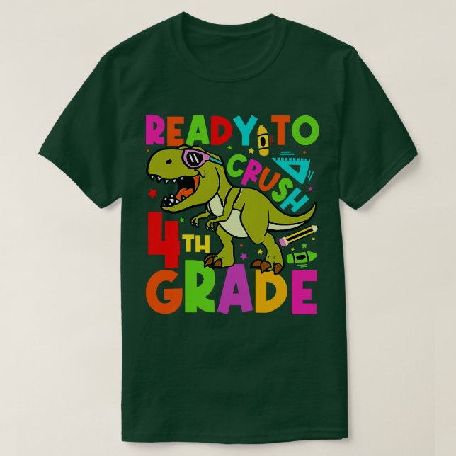 4th Grade 4 T-Shirt (Design Front)
