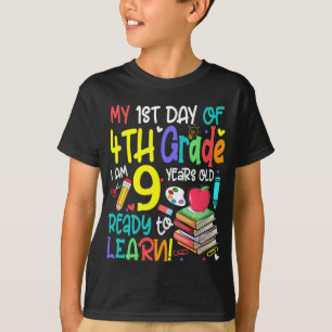 4th Grade Back To First Day Of School T-Shirt
