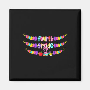 4th Grade Back To School Bracelet Teacher Girls Ki Magnet