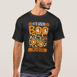 4th Grade Boo Crew Teacher Student Halloween Costu T-Shirt