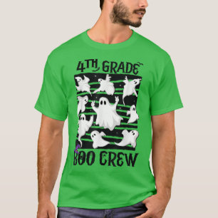 4th Grade Boo Crew Teacher Student Team Spooky Bab T-Shirt