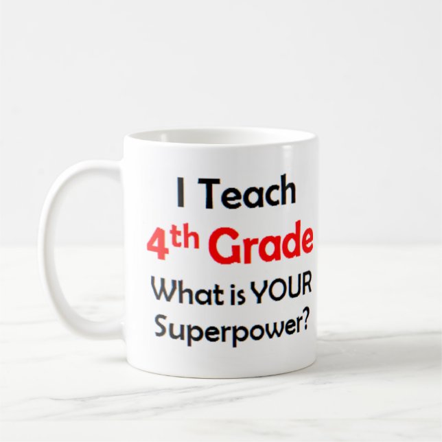 4th grade coffee mug (Left)