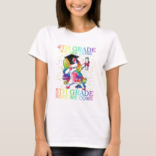 4th Grade Graduation Magical Unicorn Gift T-Shirt. T-Shirt