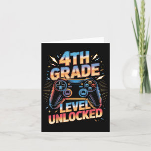 4th Grade Level Unlocked Game On 4th Grade Back To Card