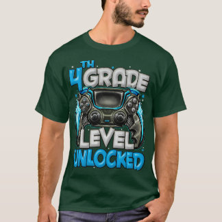 4th Grade Level Unlocked Game On 4th Grade Back To T-Shirt