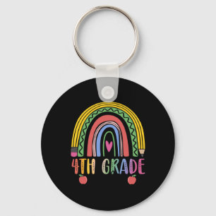 4th Grade Rainbow Teacher Team Fourth Grade Squad Key Ring