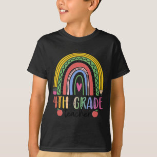 4th Grade Rainbow Teacher Team Fourth Grade Squad T-Shirt