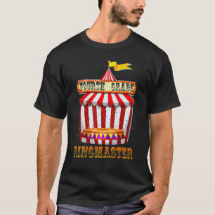 4th Grade Ringmaster Teacher Circus Carnival Back T-Shirt