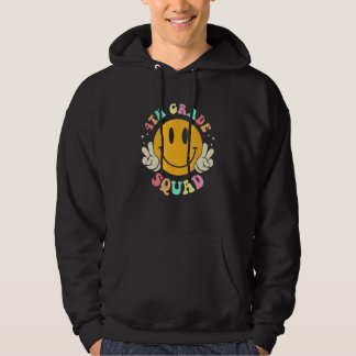 4th Grade Squad Fourth Grade 1st Day Of School Tea Hoodie