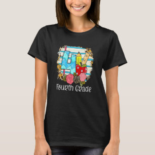 4th Grade Teacher Fourth Grade Back To School Grad T-Shirt
