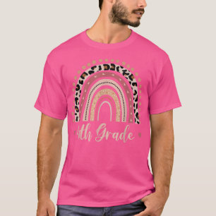 4th Grade Teacher Funny Rainbow Lover Back To Scho T-Shirt
