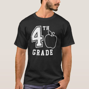 4th Grade Teacher or 4th Grader Student matching t T-Shirt