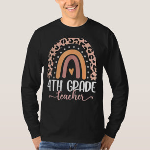 4th Grade Teacher Teach Love Inspire First Day Of  T-Shirt
