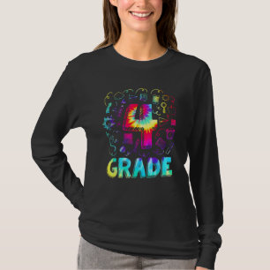 4th Grade Tie Dye Back To School Student Teacher B T-Shirt
