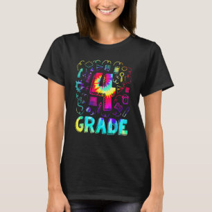 4th Grade Tie Dye Back To School Student Teacher B T-Shirt