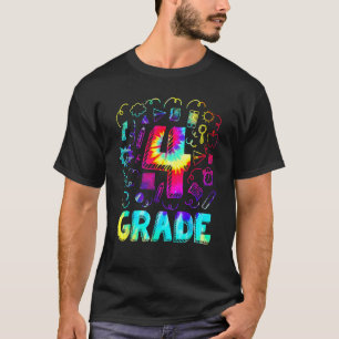 4th Grade Tie Dye Back To School Student Teacher B T-Shirt