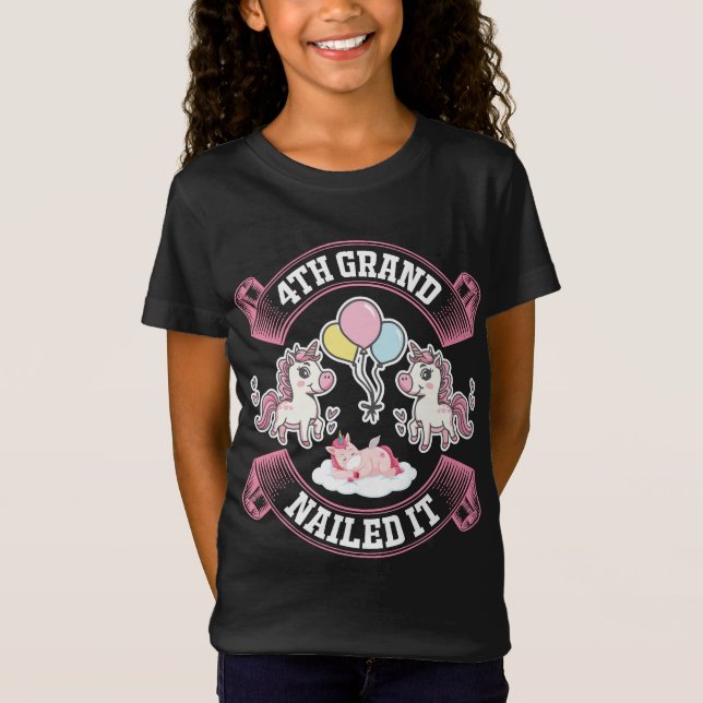 4th Grand Nailed It! Design T-Shirt (Front)