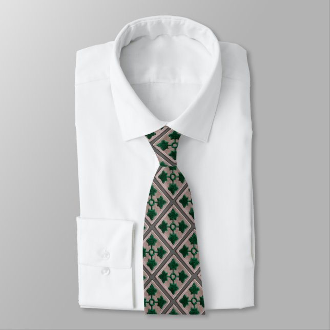 4th ID infantry division veterans neck ties (Tied)
