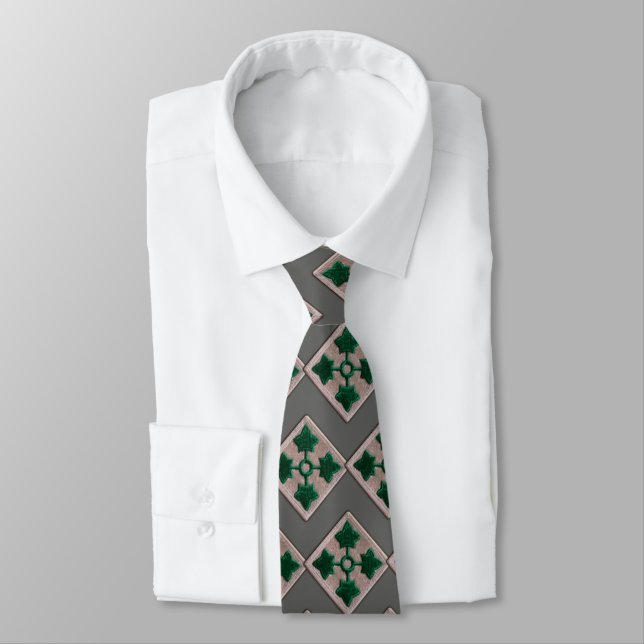 4th ID infantry division veterans neck ties (Tied)