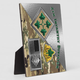 4th Infantry Division “4ID Ivy Division” Plaque