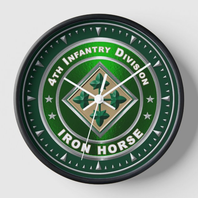 4th Infantry Division  Clock (Front)