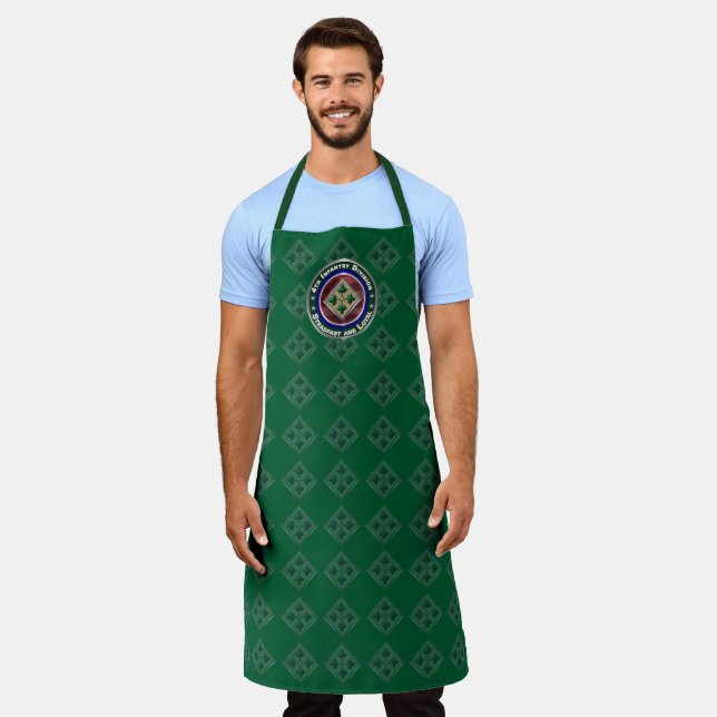 4th Infantry Division Customised Apron (Worn)