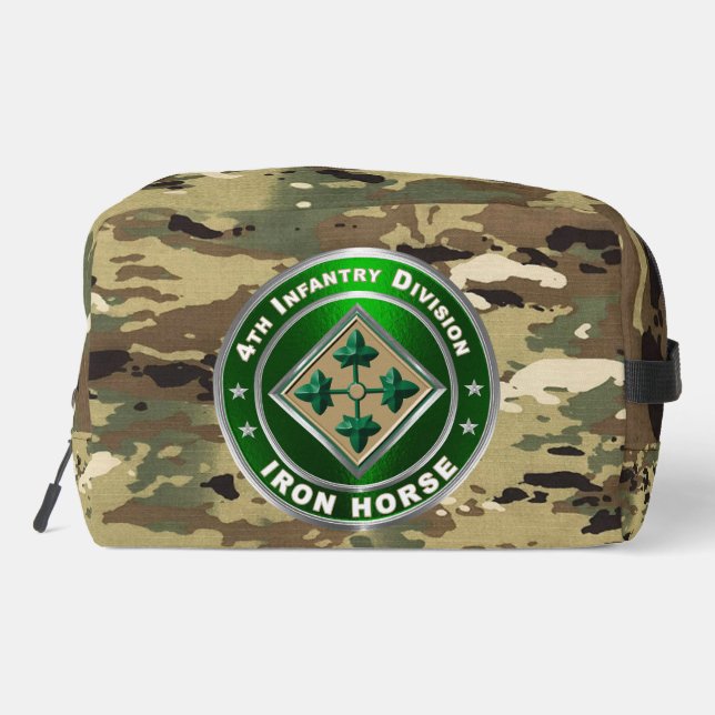 4th Infantry Division  Dopp Kit (Back)