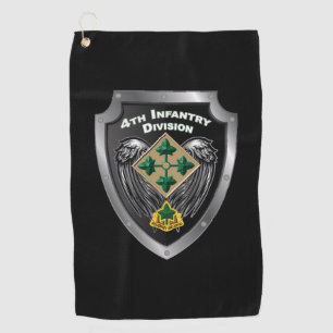 4th Infantry Division  Golf Towel