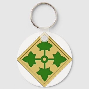 4th Infantry Division Key Ring