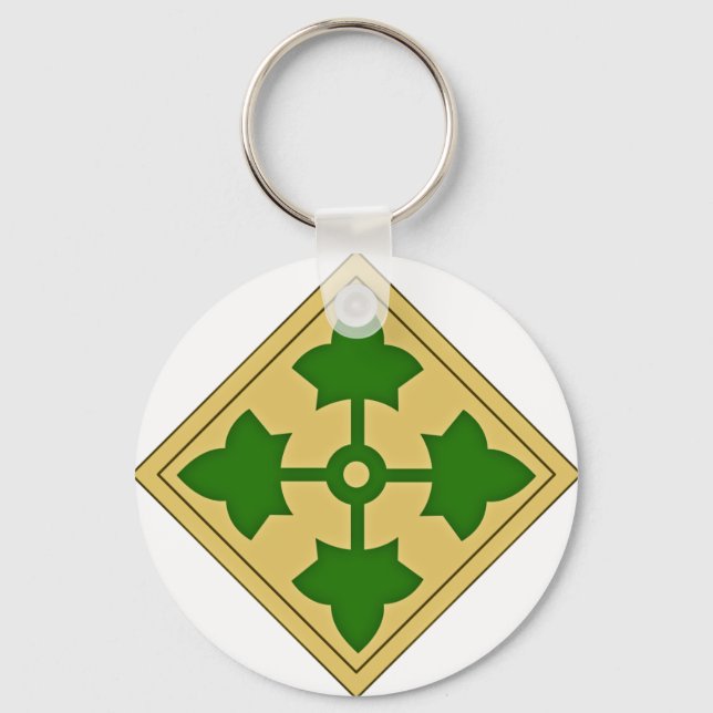 4th Infantry Division Key Ring (Front)