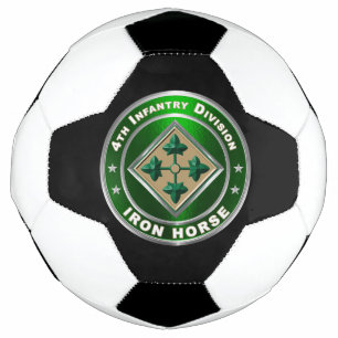 4th Infantry Division LOWER PRICE Soccer Ball