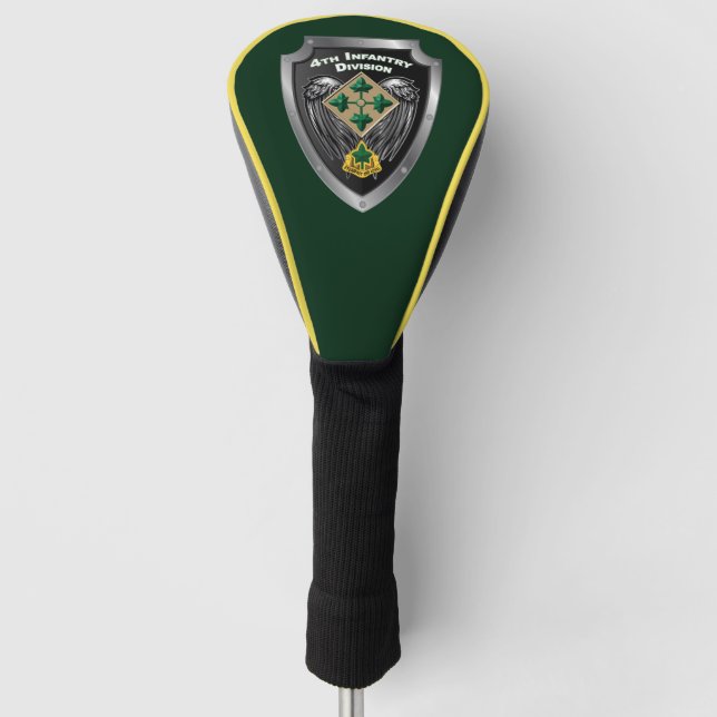 4th Infantry Division “Shield" Golf Head Cover (Front)
